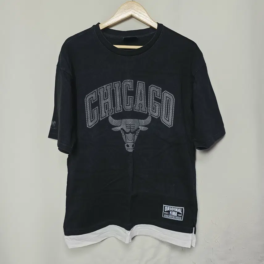[NBA] 남성 시카고불스 레이어드 반팔티 M