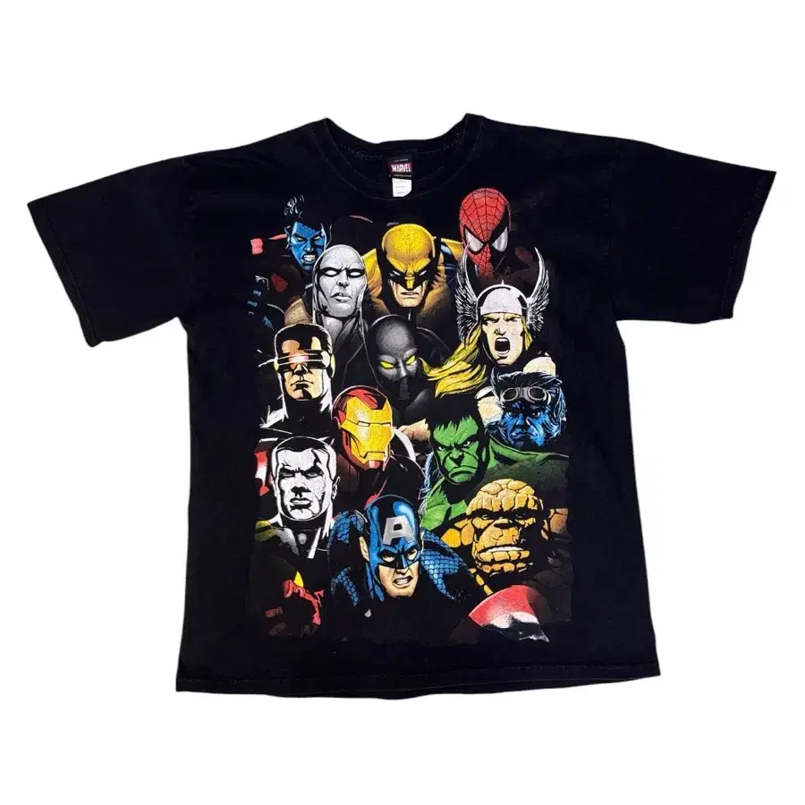 빈티지 00s 마블 MARVEL 캐릭터 티셔츠 L