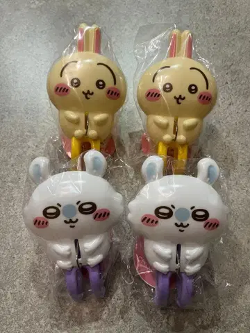 치이카와 (먼작귀) 세탁집게 4개 세트