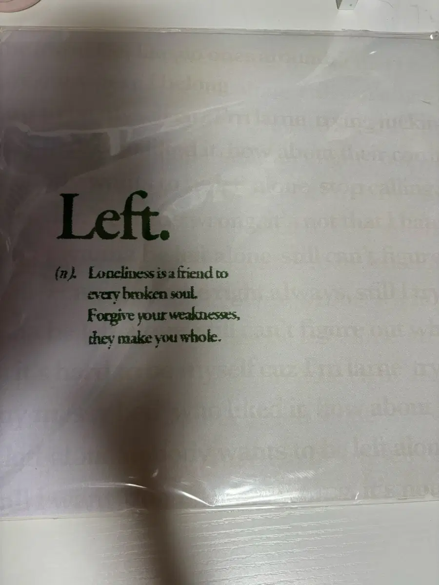 핫펠트 원더걸스 예은 Left Lp
