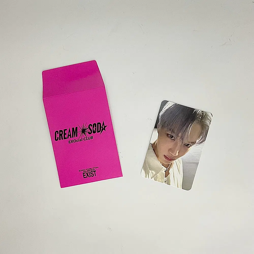 엑소 카이 이그지스트 엑소셜클럽 크림소다 포토카드 포카 A_1 EXO KAI EXIST EXOcial Club CREAM SODA PHOTOCARD A_1
