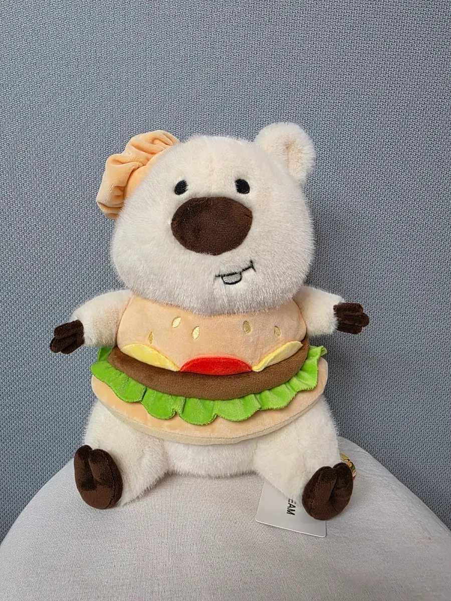 [정품/새상품] 버거쏘옥 코커짱 크림 봉제 중형 인형 27cm
