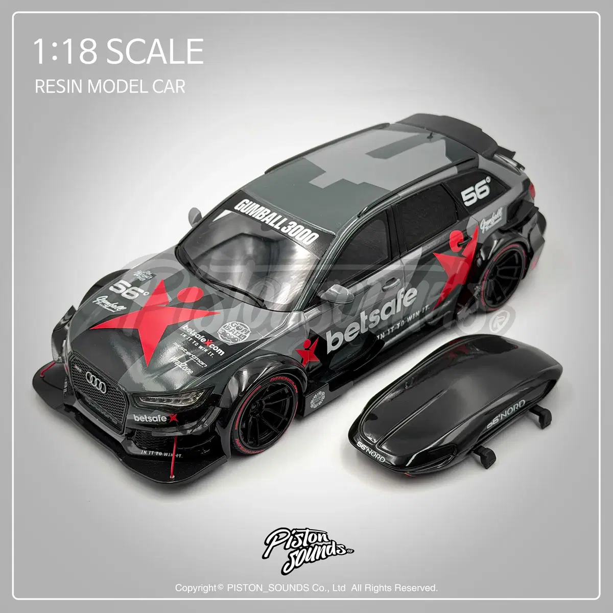 GT SPIRIT 지티스피릿 1:18스케일 아우디RS6 아반트ABT C7 DTM GT321