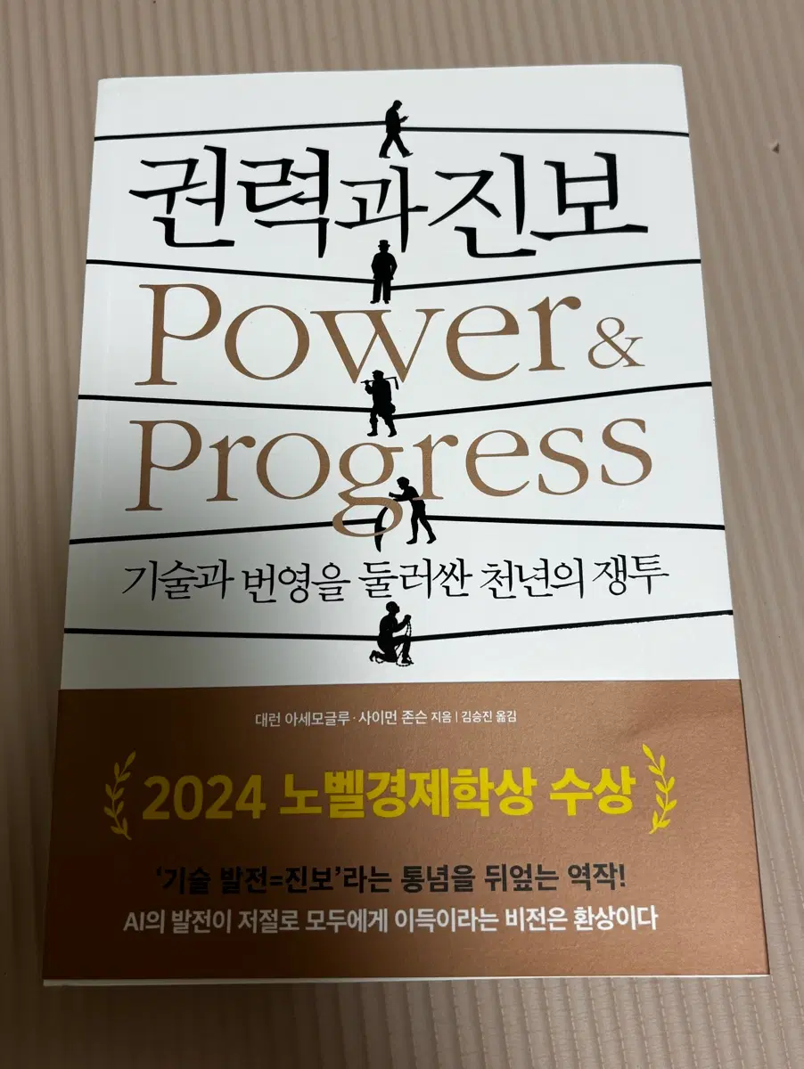 대런 아세모글루, 사이먼 존슨 권력과 진보 책