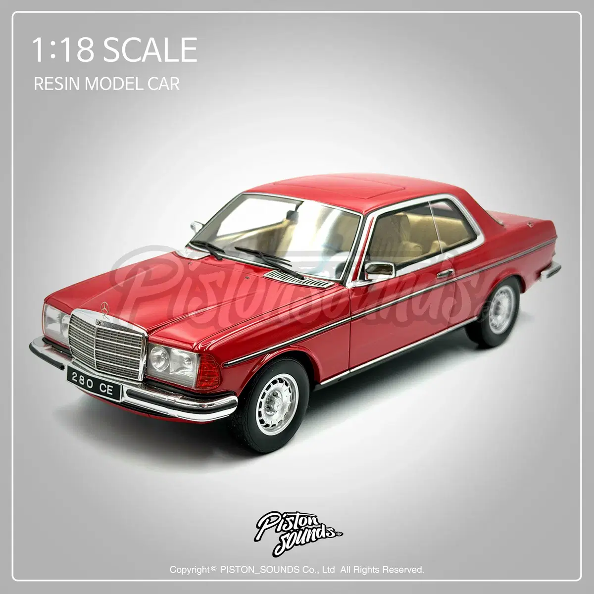 OTTO 오또모빌 1:18스케일 벤츠 280CE C123 쿠페 OT145 다이캐스트 레진