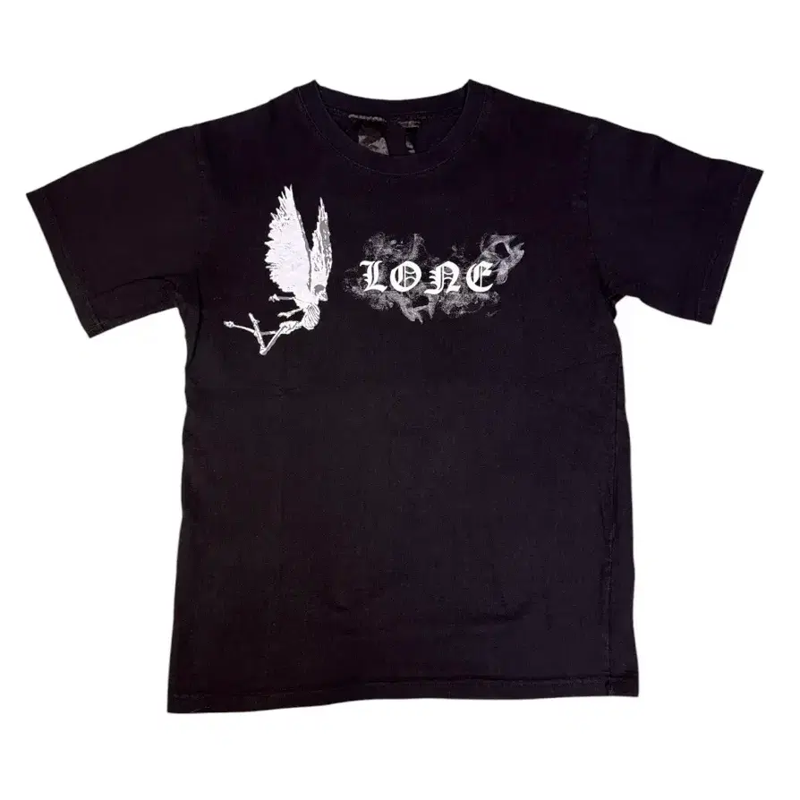 빈티지 브이론 VLONE NO SMOKE DEVIL 노스모크엔젤 티셔츠 L