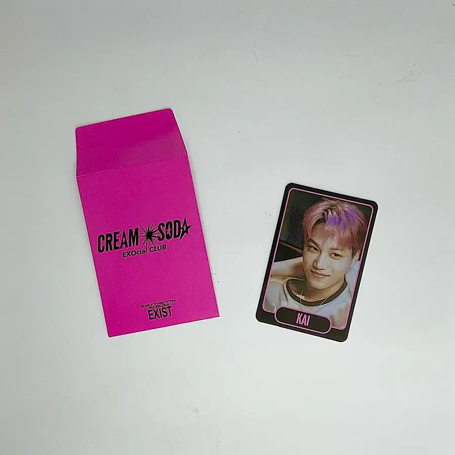 엑소 카이 이그지스트 엑소셜클럽 크림소다 포토카드 포카 A_2 EXO KAI EXIST EXOcial Club CREAM SODA PHOTOCARD A_2