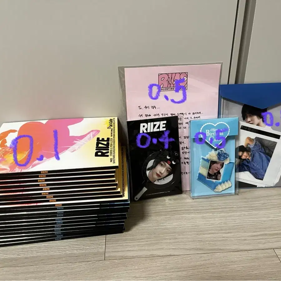 라이즈 개봉앨범, 굿즈 양도