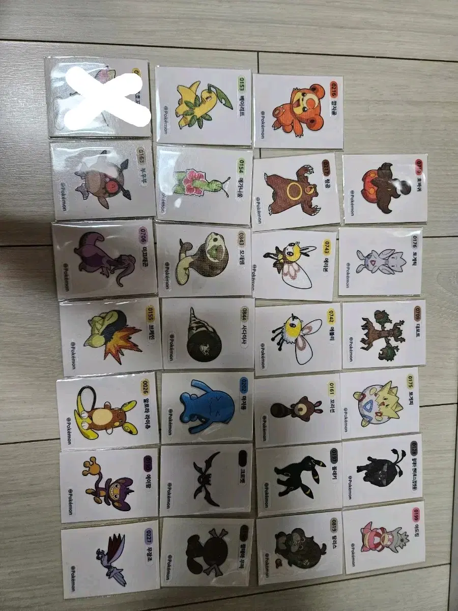 포켓몬 띠부씰 시즌3 판매 및 교환