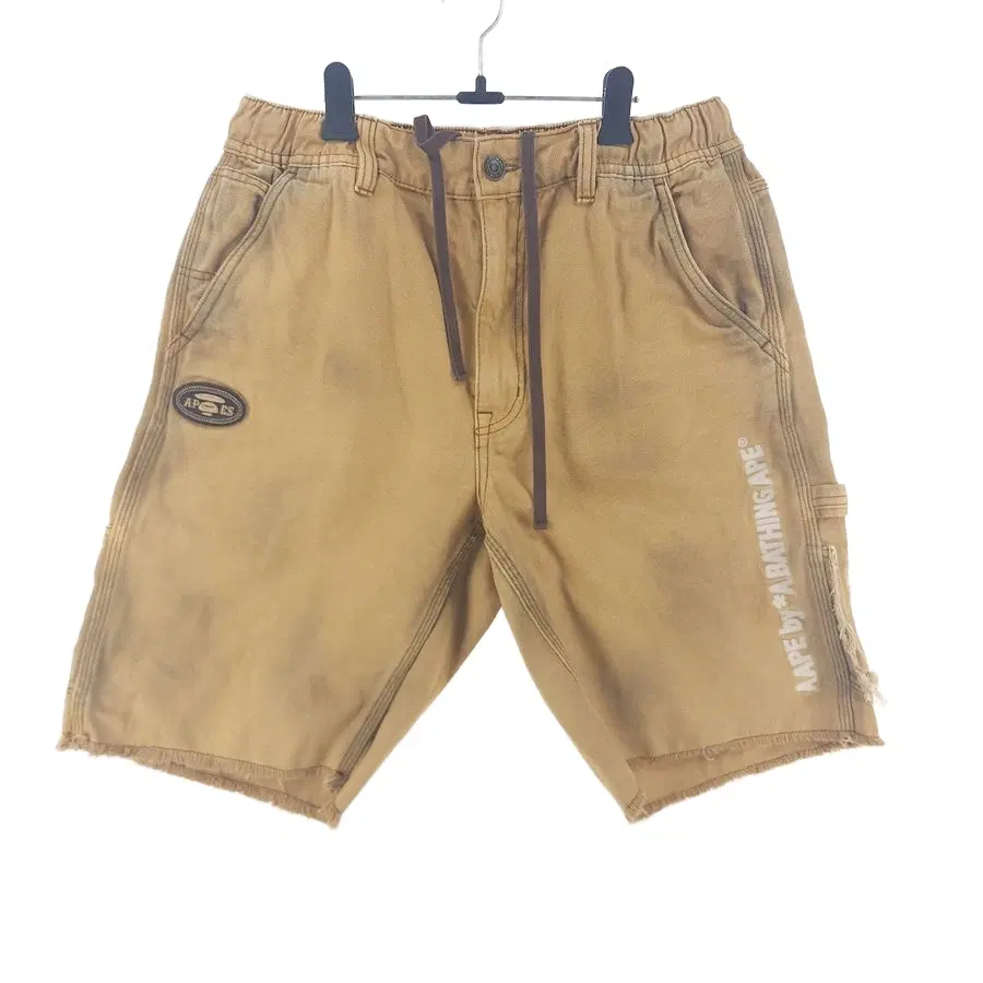 [남L]에이프(Aape) 25S 밴딩 워크 쇼츠[Y67-252]/빈티지프렌
