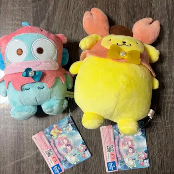 산리오 한교동 폼폼푸딩 봉제 인형 2세트
