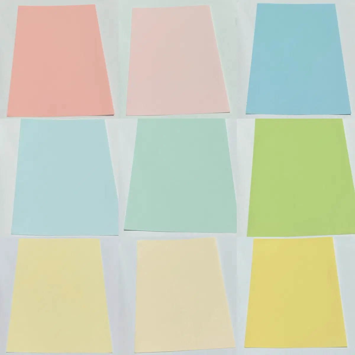 색지 9색 set