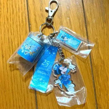 디즈니씨 스파클링 쥬빌리 캡슐 토이 25주년 키링