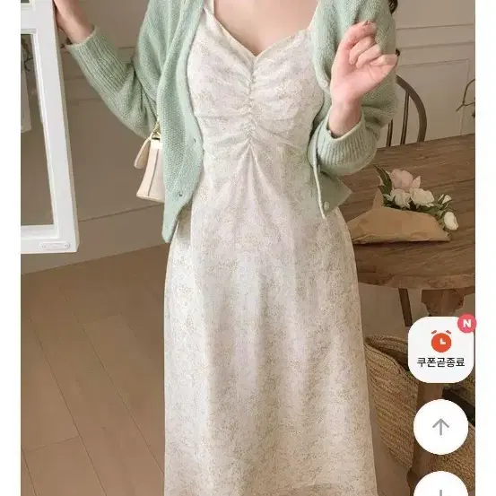 프롬데이원 플라워 쉬폰롱원피스
