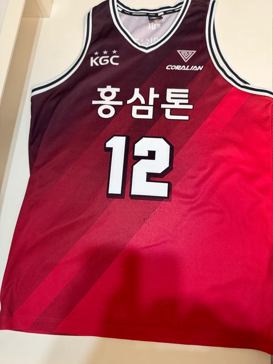 안양 정관장 레드부스터스 아반도 유니폼