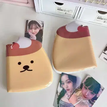 귀여운 푸딩 폭신 포카 바인더 미니 포토앨범 1단 40포켓