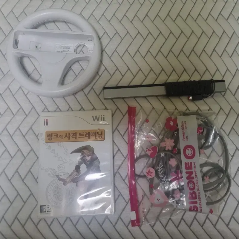 닌텐도 Wii 링크의 사격 트레이닝 + 정품 부속품들