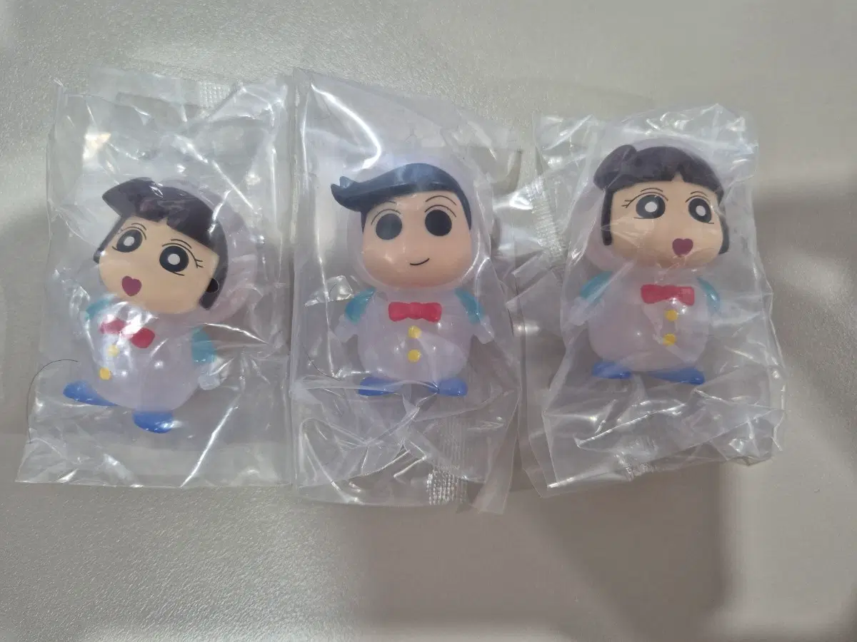 [미개봉/일괄] 짱구 눈사람 피규어 수지 철수