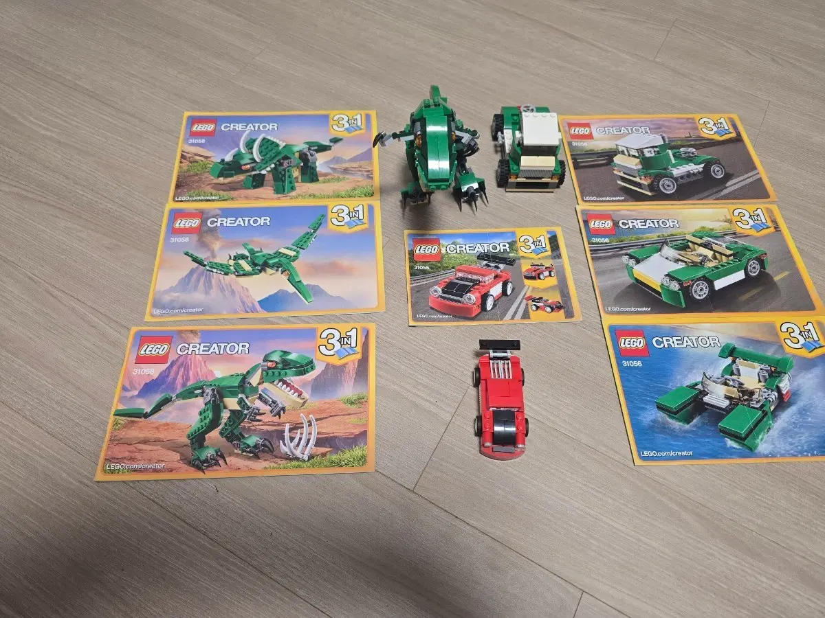 레고 31055, 31056, 31058