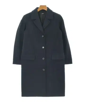 JIL SANDER NAVY 체스터 코트 여성용
