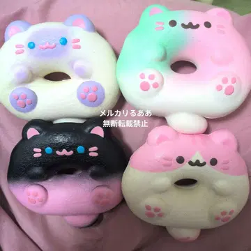 고양이 도넛 스퀴즈 4개 세트