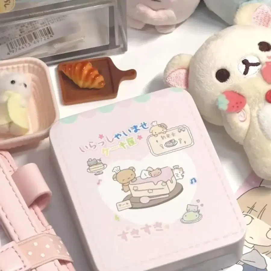 귀여운 캐릭터 사각 미니 틴케이스 악세사리 주얼리 보관함 정리함