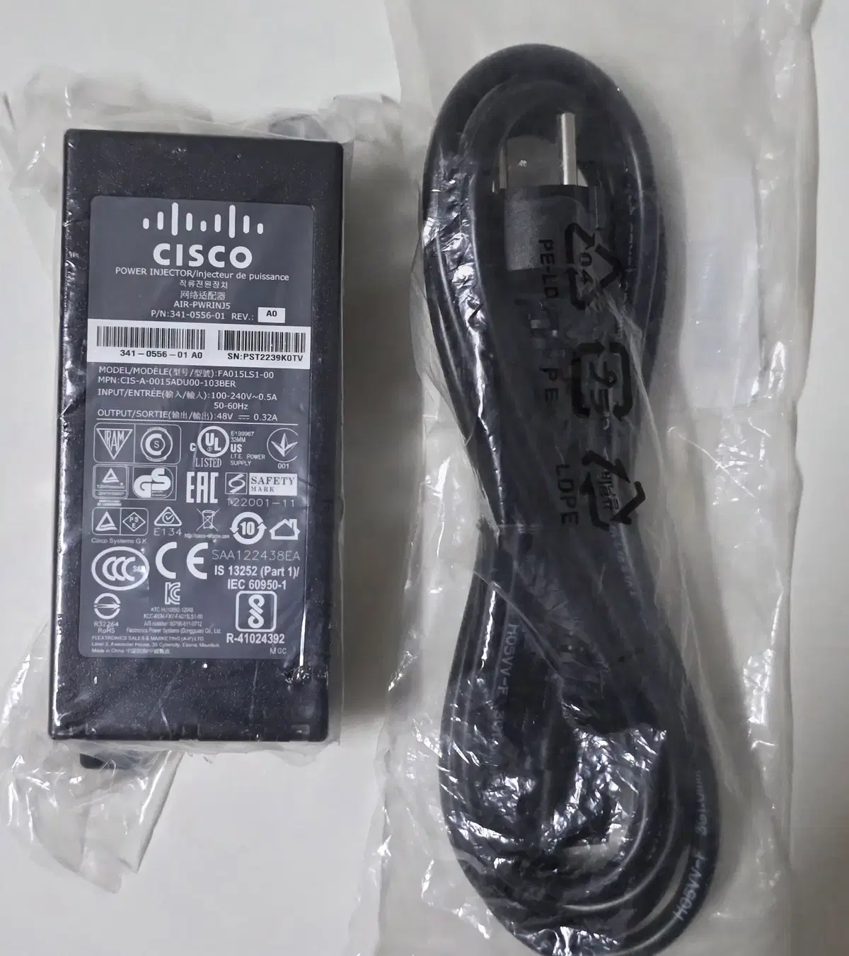 Cisco AIR-PWRINJ5 48V 파워인젝터 341-0556-01 싸게팝니다