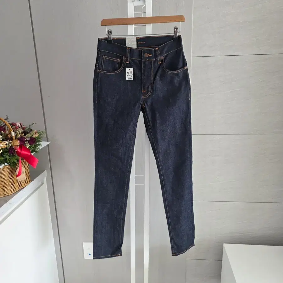 누디진 씬핀 블랙진 32/32