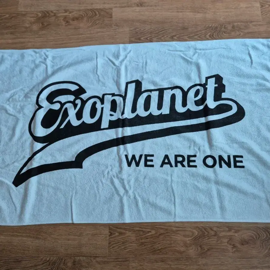 엑소 we are one슬로건 타월