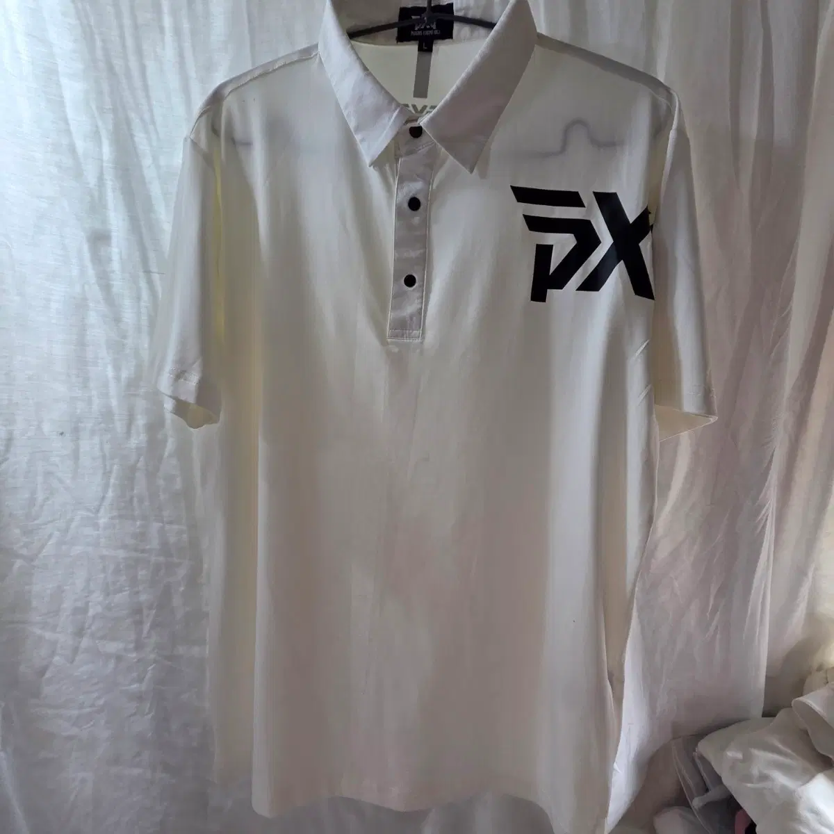 PXG 반팔 카라티 골프웨어 흰색 L