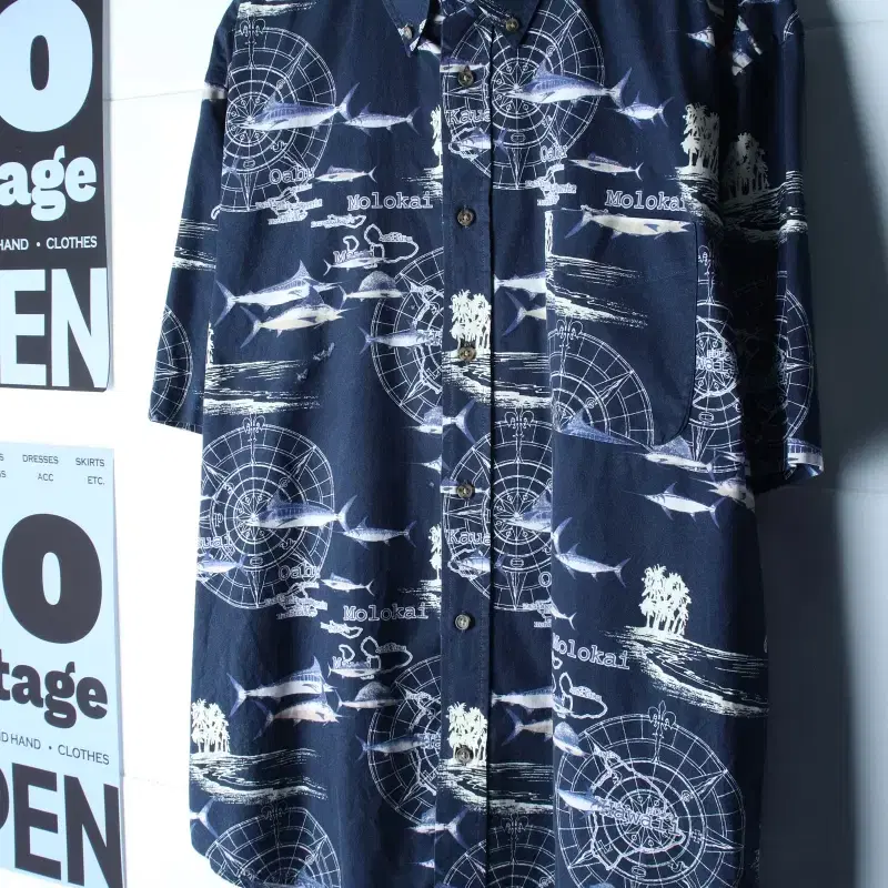 (L-2XL) 퓨리탄 반팔 카라 티셔츠 USA 90S년대-H36186