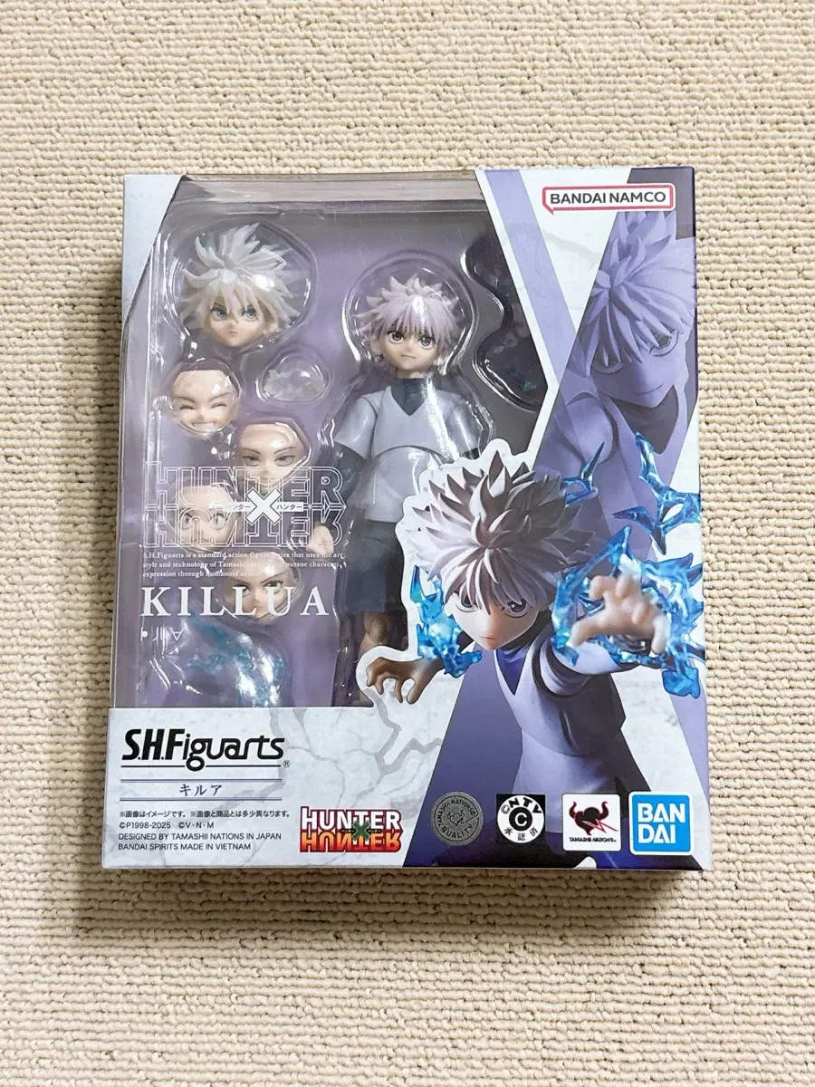 미개봉 키르아 s.h figuarts 피규어 피규아트 헌터헌터 헌터x헌터