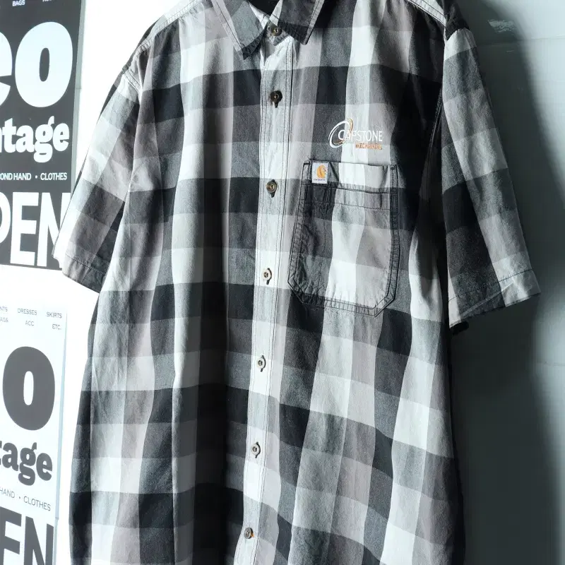 (XL-2XL) 칼하트 반팔 카라 티셔츠 USA 워크셔츠-H35981