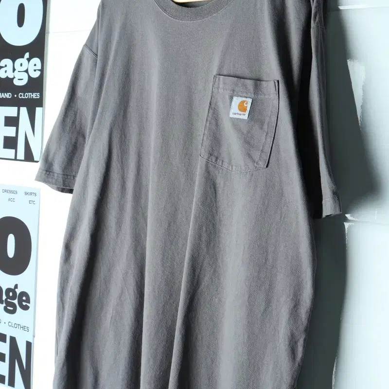(L-2XL) 칼하트 반팔 티셔츠 USA 썬페이딩 에이징-H35992