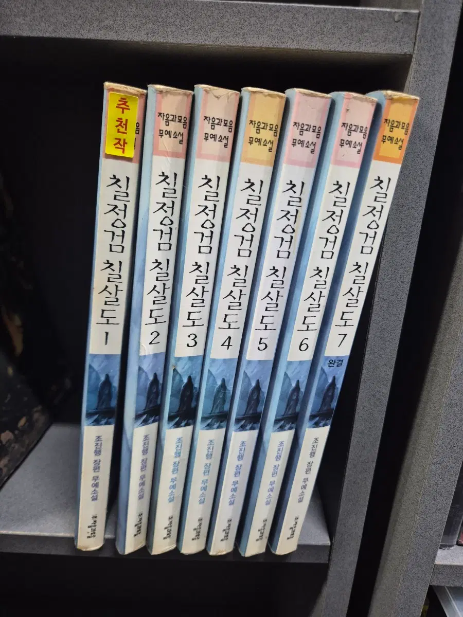 칠정검칠살도(조진행무협소설)1~7완 추천도서
