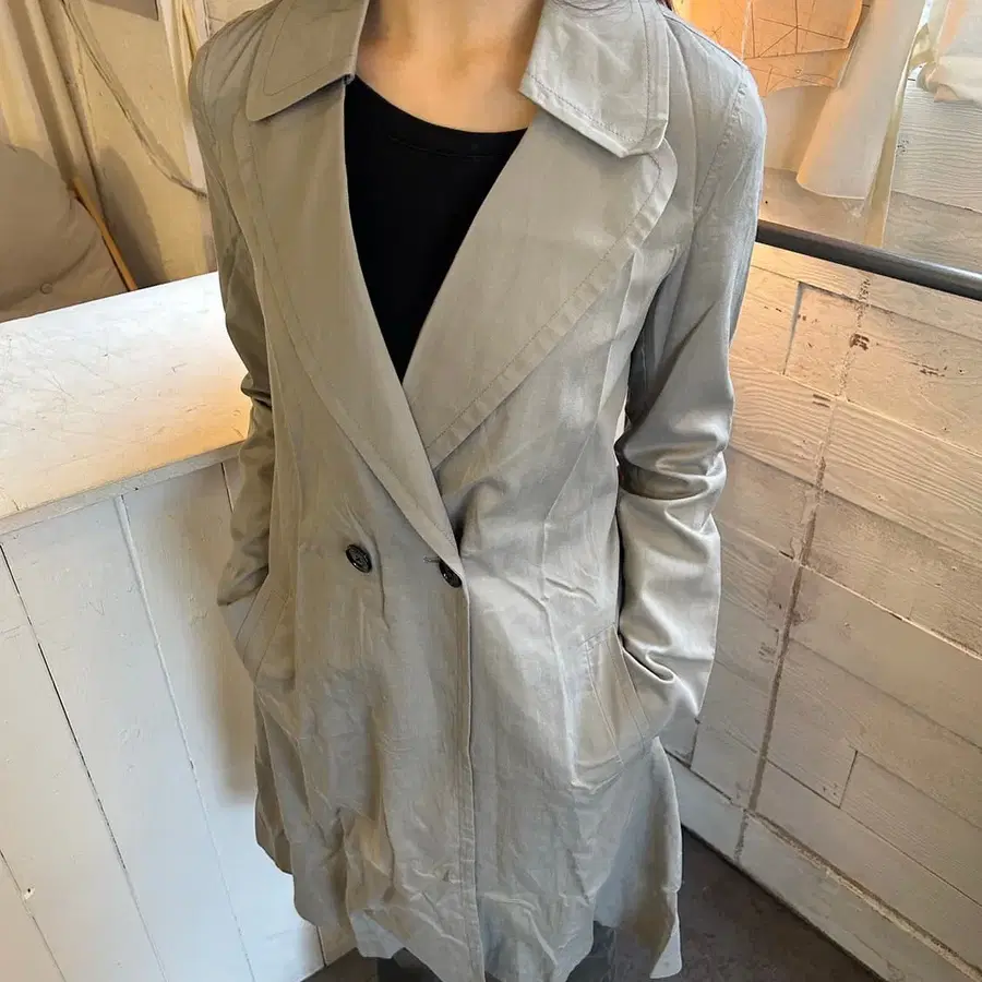 ARMANI EXCHANGE gray coat