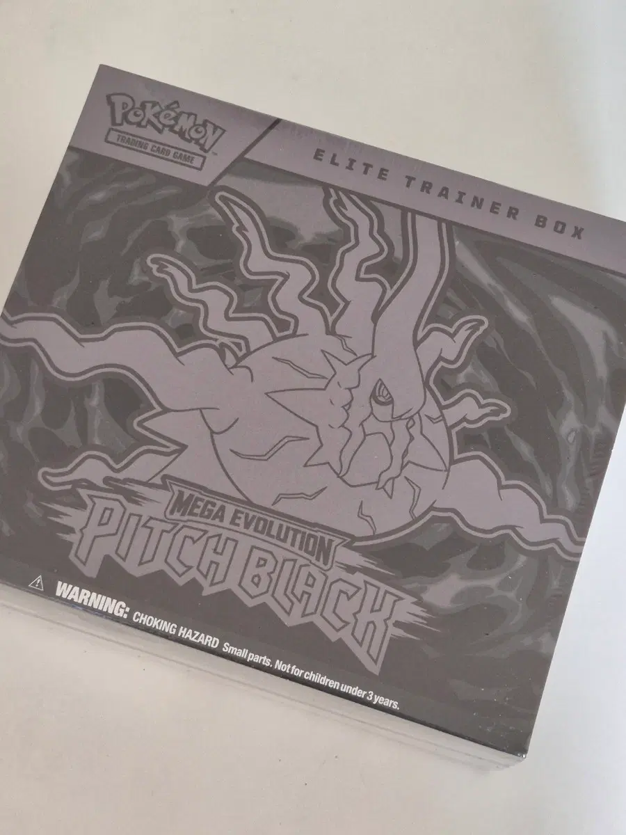 포켓몬 TCG 메가 에볼루션 피치 블랙 엘리트 트레이너 박스Pokemon Mega Evolution Pitch Black Elite Trainer Box Factory Seal