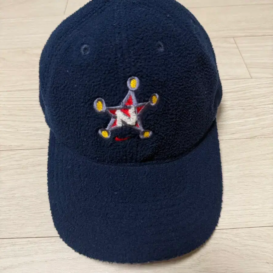 90s 나이키 빈티지 올드스쿨 플리스 볼캡 모자