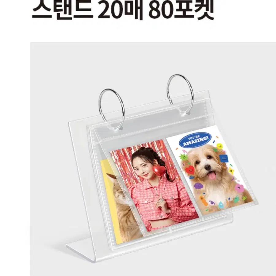 다이소 포카 포토카드 랑 스탠드