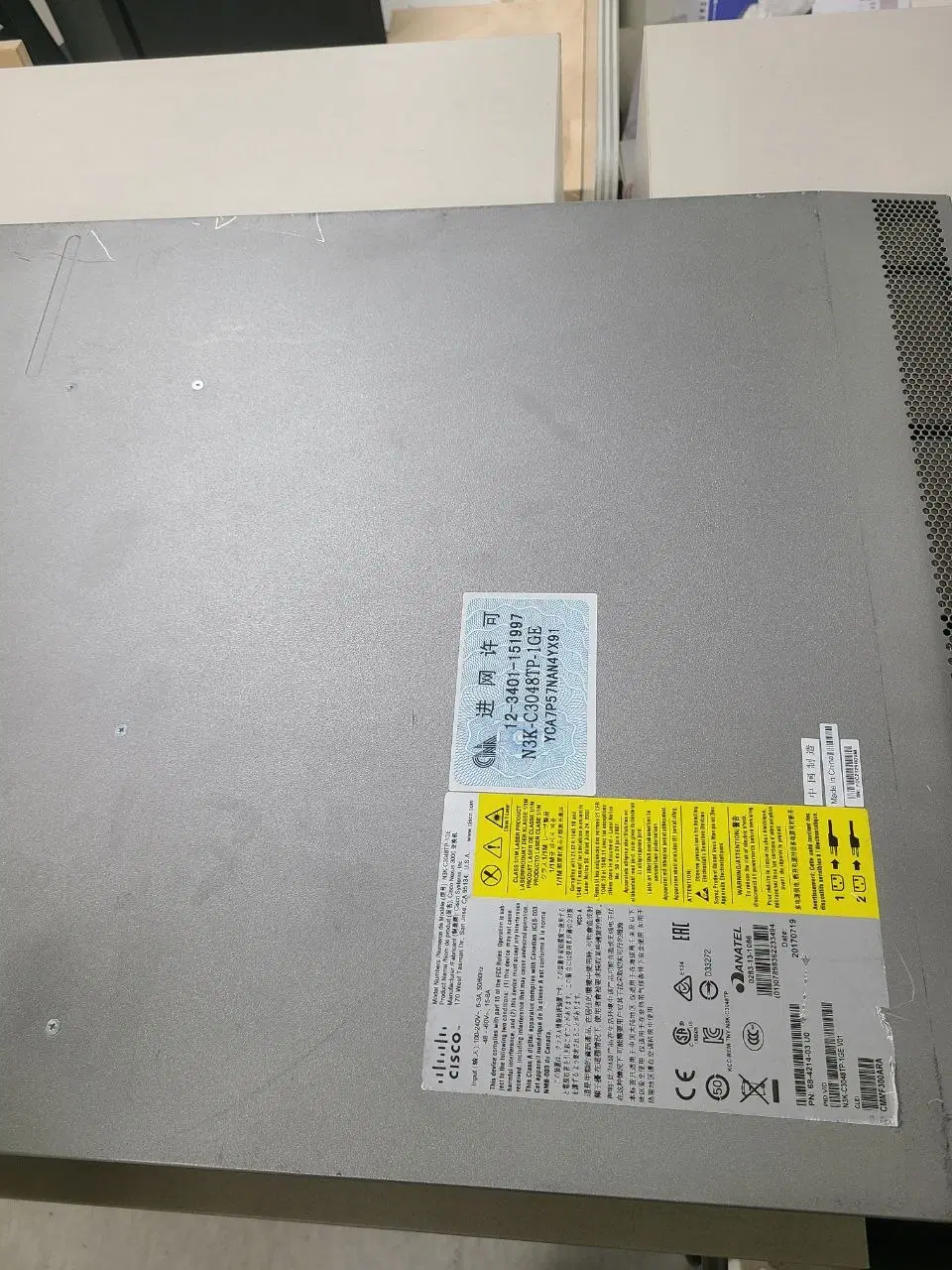 Cisco Nexus 3048TP-1GE 시스코 스위치 (48포트 기가 + 10G SFP+ 4포트)