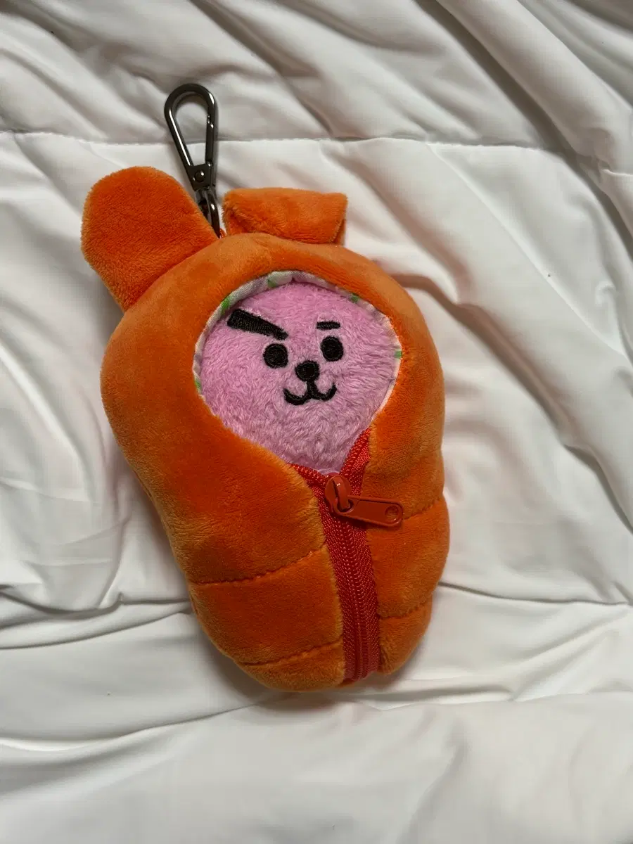 BT21 방탄소년단 BTS 꾸기 쿠키 cooky 인형 정국 배낭 키링 캠프파이어 캠프 침낭