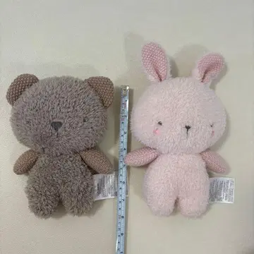 bubble beanie 봉제 인형 곰 토끼 2세트