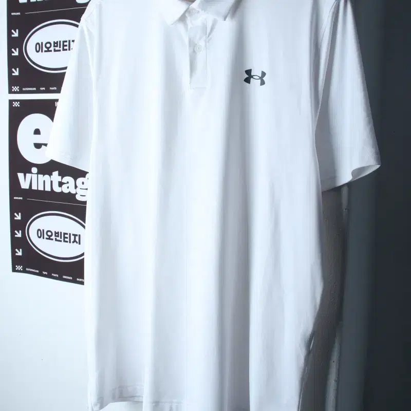 (XL-2XL) 언더아머 반팔 카라 티셔츠 빅사이즈 기능성-H36080