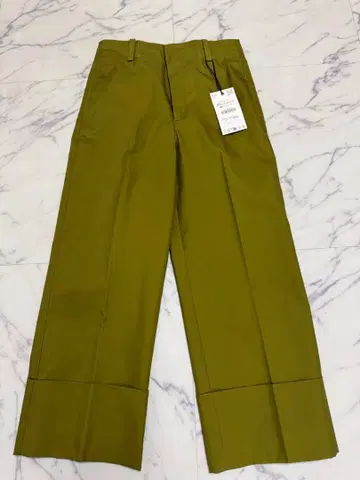 ZARA 와이드 9부 기장 팬츠