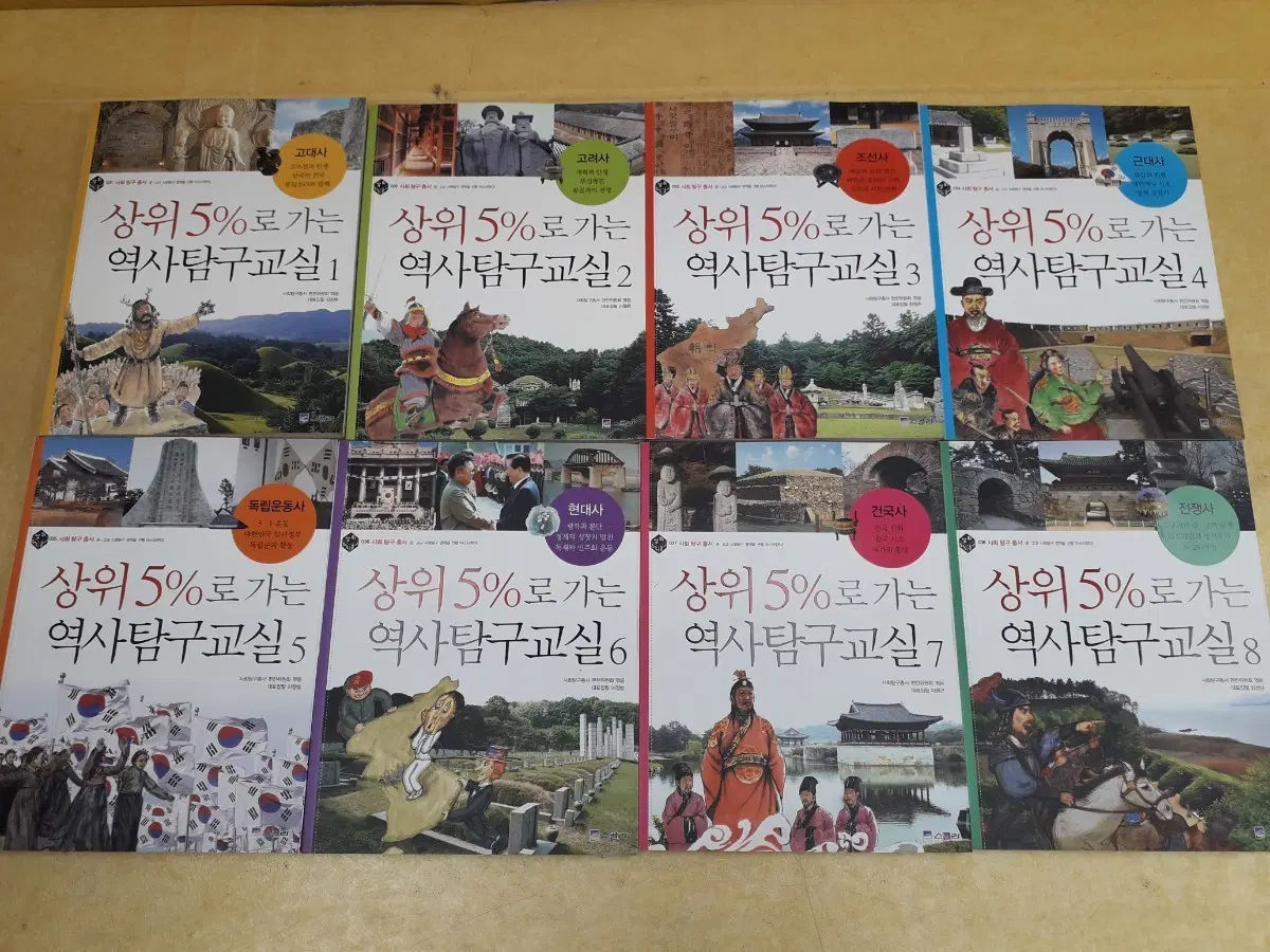 스콜라 상위 5% 총서 역사탐구교실(1~8번)