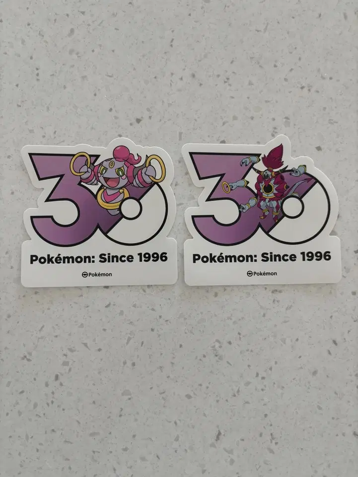포켓몬 30주년 스티커 후파 시리즈