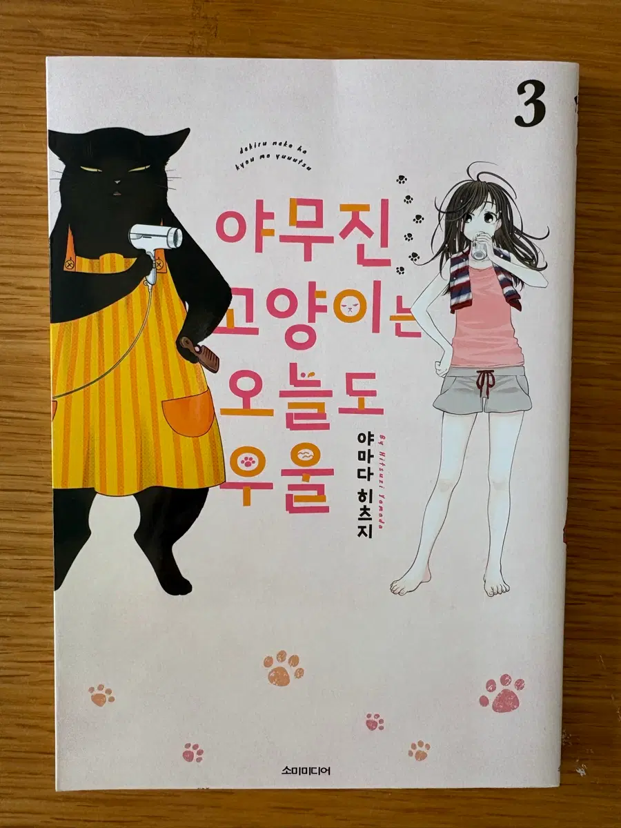야무진 고양이는 오늘도 우울 3권 만화책 팝니다