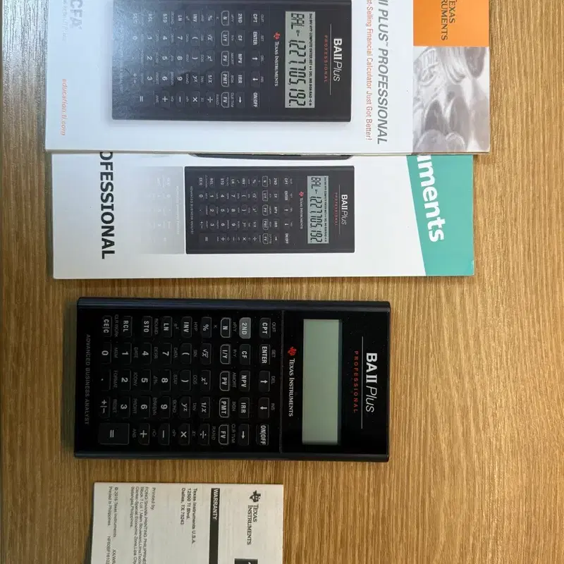 텍사스인스트루먼트 BA II PLUS PROFESSIONAL 계산기