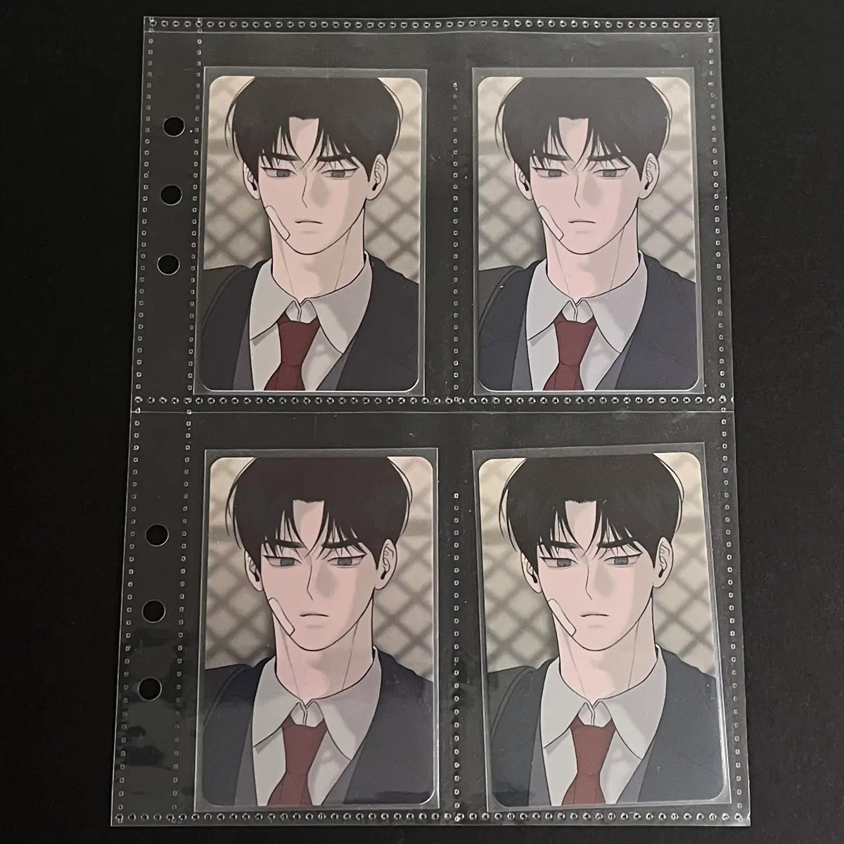 엎질러진 피 윤혁 컬렉션 포토카드 포카 4장 일괄