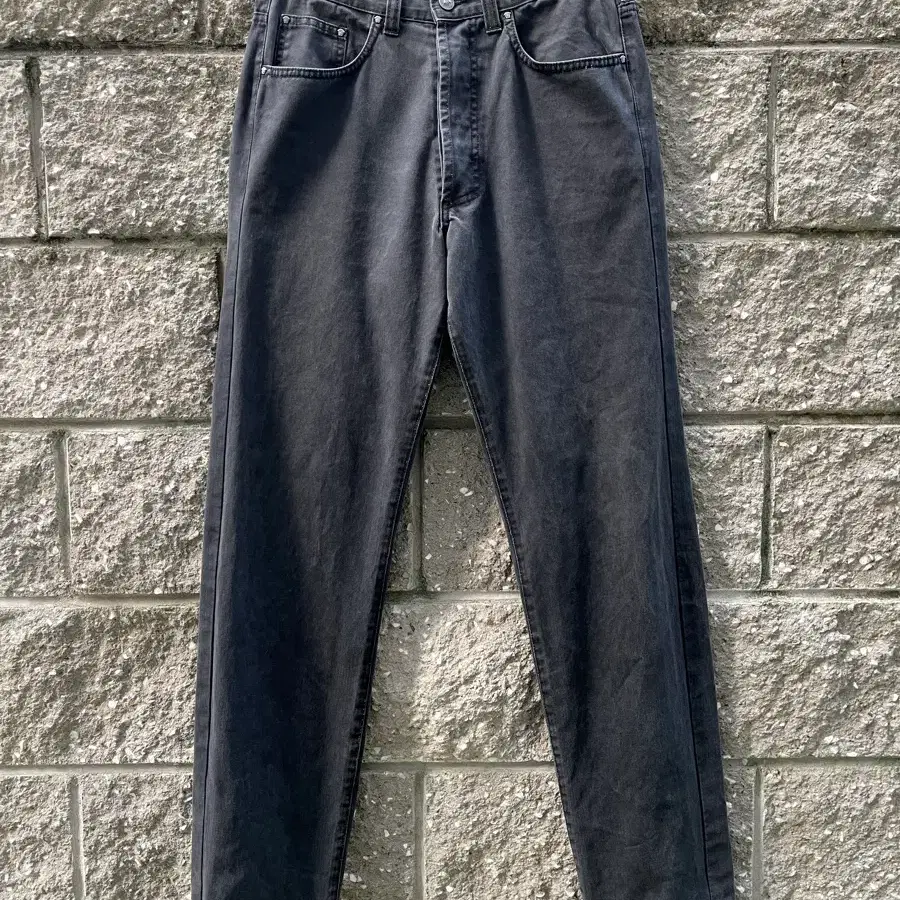 [32] 베르사체 90s 빈티지 데님 팬츠 블랙